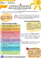 Travail sous fortes chaleurs : protégez vous !