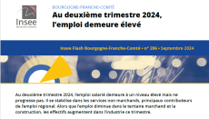 Conjoncture Emploi Insee - Urssaf - Dreets 2ème trimestre 2024