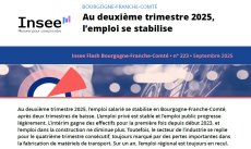 Conjoncture Emploi Insee - Urssaf - Dreets 2ème trimestre 2025