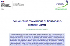 Note de conjoncture régionale - Septembre 2022