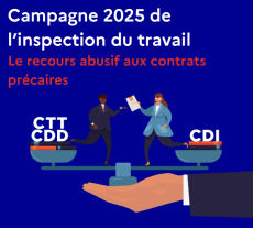 Campagne de contrôles contre le recours abusif aux contrats précaires