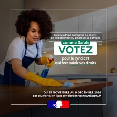 L'élection syndicale des salariés de TPE et des employés à domicile est ouverte !