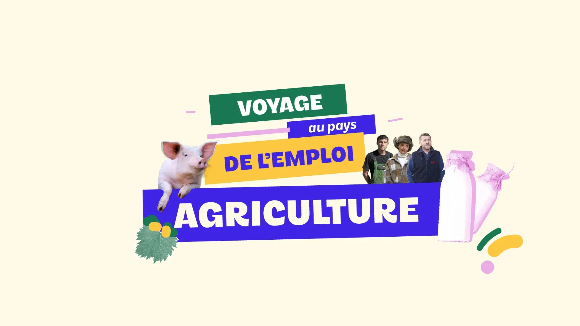 Voyage au pays de l'emploi secteur de l'agriculture