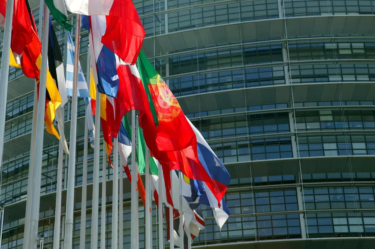 Drapeaux parlement_europeen